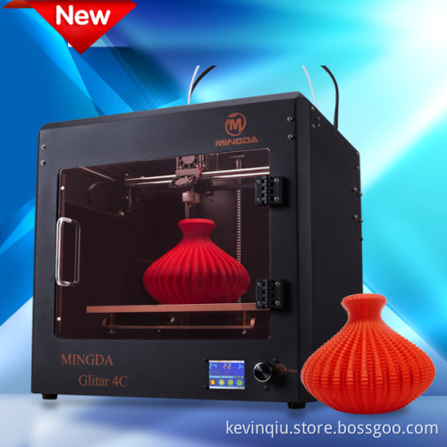 Chinese 3d printer , MINGDA metal digital 3d printer Glitar 4C for sale, high quality printing